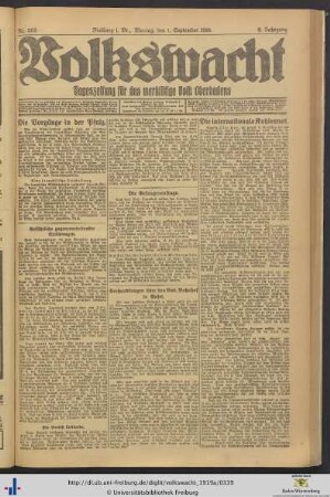 Nr. 203-228 (September 1919)