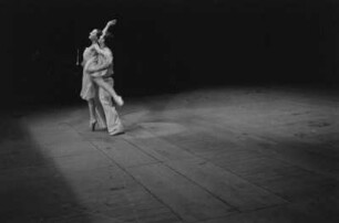 Gastspiel eines russischen Ballett- und Künstlerensembles in der Deutschen Staatsoper Berlin : Primaballerina Alla Schelest mit Boris Bregwadse in "Walzer", Teil des Ballettprogramms