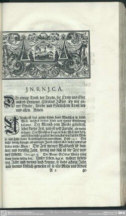 Christliche Leichen-Predigt : [allgemeiner Eingang], [Text], Eingang, [Abhandlung]