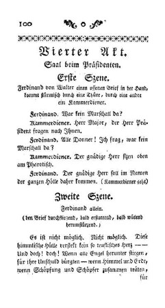 Zweite Szene. Ferdinand allein