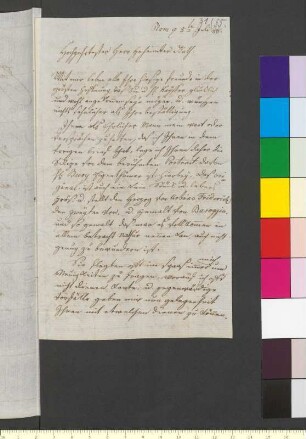 Brief von Schütz, Johann Georg an Goethe, Johann Wolfgang von