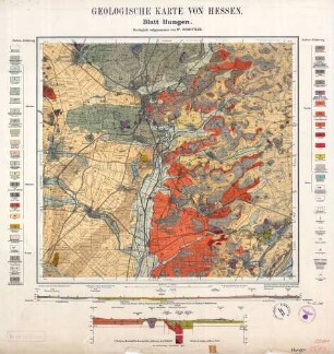 [5519] Hungen Geologische Karte von Hessen