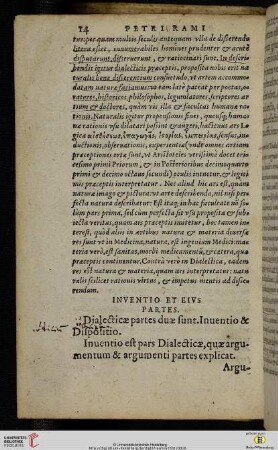 Inventio et eivs partes