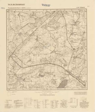 2138 Lüssow, Topographische Karte 1:25000 (4cm - Karte)