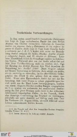Textkritische Vorbemerkungen