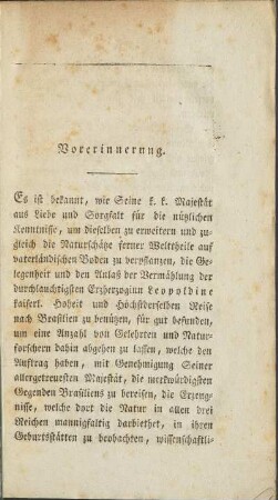 Vorerinnerung