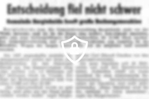 Entscheidung fiel nicht schwer