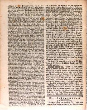 Wochenblatt für Zweibrücken, Homburg und Cusel. 1841, 1841