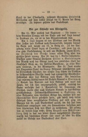 Bis zur Schlacht von Königgrätz