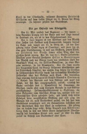 Bis zur Schlacht von Königgrätz