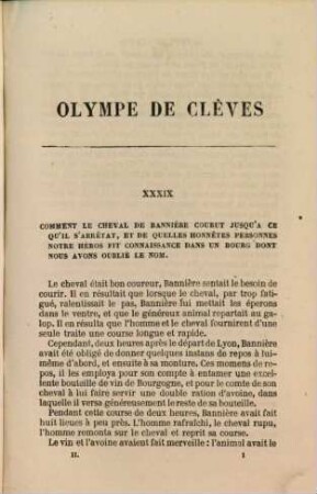Olympe de Clèves par Alexandre Dumas. 2