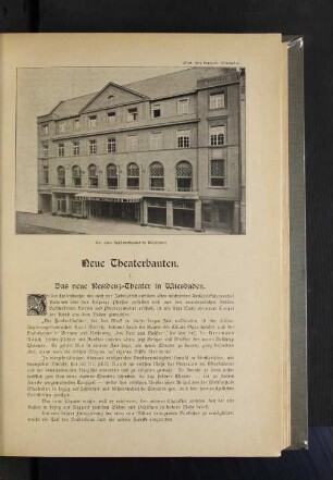 Neue Theaterbauten