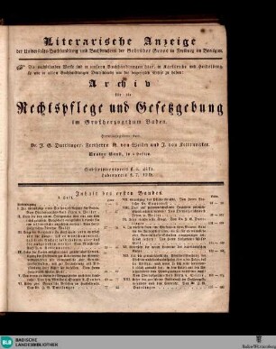 Karlsruher Zeitung, Buchwerbung
