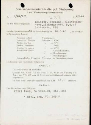 Meinzer, Hermann