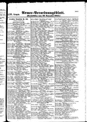 810. Ausgabe. Samstag, 27. November 1915