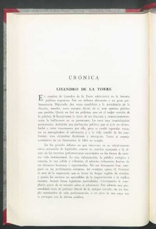 Lisandro de la Torre