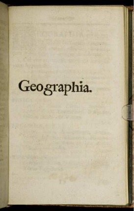 Geographia.