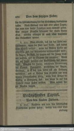 Sechszehendes Capitel. Von den faulen Fiebern