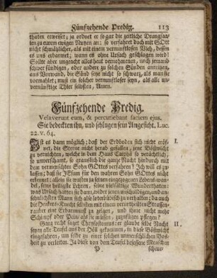 Fünfzehende Predig. - Sechzende Predig.