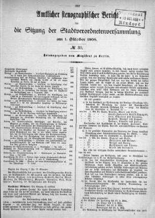 No. 30, 1. Oktober 1908
