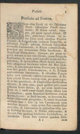 Praefatio ad Fratres.