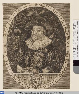 Friedrich Ulrich, Herzog von Braunschweig-Lüneburg, auf dem Totenbett