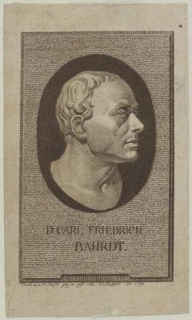 Bildnis des Carl Friedrich Bahrdt