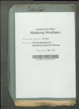 Forderung an den Fürsten von Waldeck (Vorakten des hessischen Oberappellationsgerichts Darmstadt)