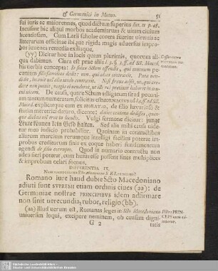 Differentia IX. Num Macedoniano Seto adiuuentur S R.I. Principes?