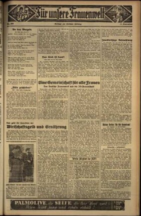Zweite Ausgabe vom Dienstag, den 17. November 1936.