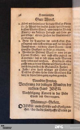 Neundter Freytag.