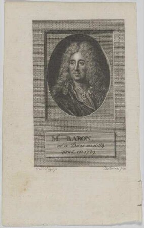 Bildnis des Michel Baron