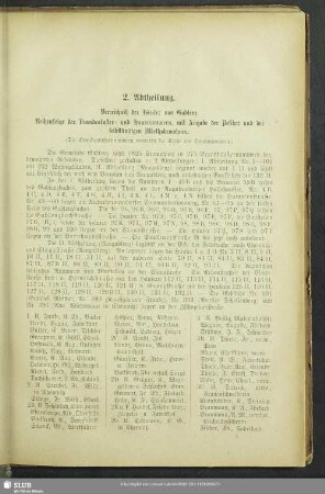 2. Abtheilung. Häuserbuch : 2. Abtheilung. Verzeichniß der Häuser von Gablenz