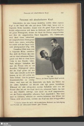 Person, die ihren eigenen Kopf serviert