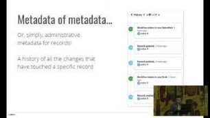 Metadata workflow, history and draft in GeoNetwork