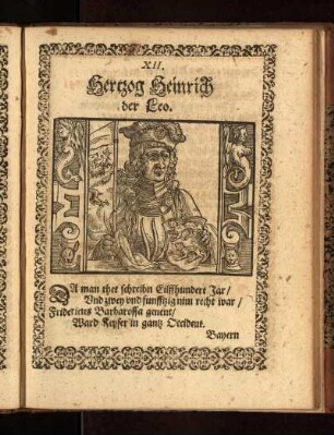 Hertzog Heinrich der Leo.