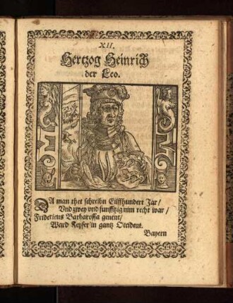 Hertzog Heinrich der Leo.