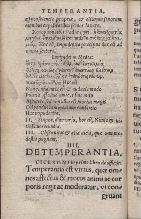 IIII. De Temperantia.
