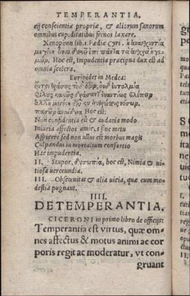 IIII. De Temperantia.