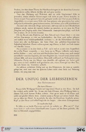 16: Der Unfug der Liebesszenen