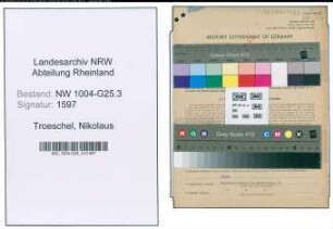 Entnazifizierung Nikolaus Troeschel , geb. 14.08.1909 (Fischverkaeufer)