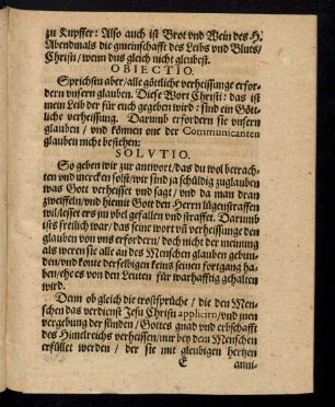 Obiectio.
