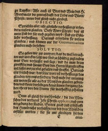 Obiectio.