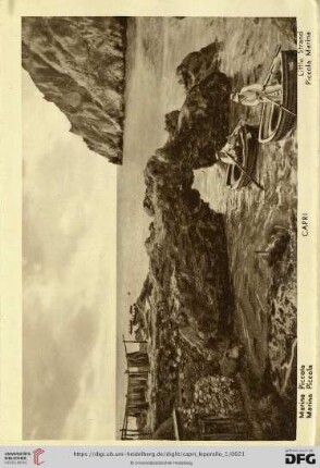 Capri – Marina Piccola – Marina Piccola – Little Strand – Piccola Marina
