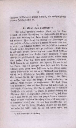 St. Elisabethen Fußtrappe.