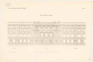 Neue Packhofanlage, Berlin-Moabit: Provinzial-Steuer-Direktion: Ansicht 1:100