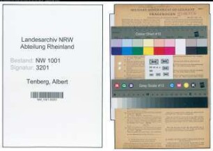 Entnazifizierung Albert Tenberg, geb. 03.07.1880 (Maurer)