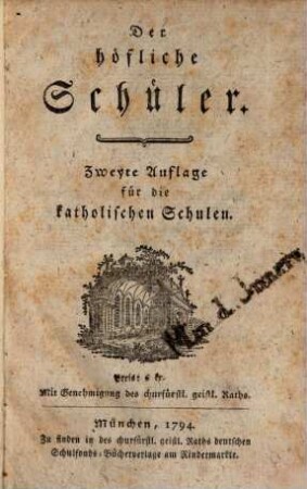 Der höfliche Schüler