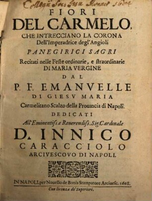 Fiori del Carmelo
