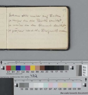 Schau still umher auf Erden [Inc.]